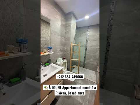 للايجار شقة مفروشة في الدار البيضاء ريفييرا 1