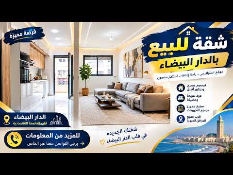 شقة للبيع بالدار البيضاء 2026 | فرصة للسكن والاستثمار مع  #شقق_للبيع_الدار_البيضاء 1
