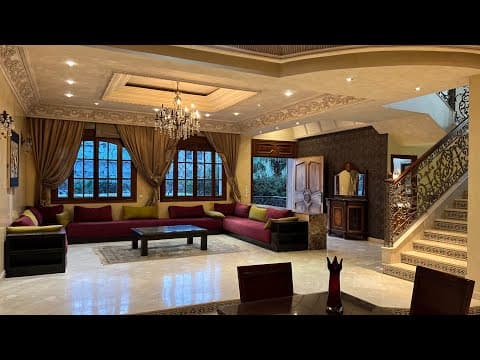 فخامة ليس لها وصف ☝️ فيلا جميلة تسحر العيون 😍 للبيع في موقع جد ممتاز و بثمن مناسب👍 1